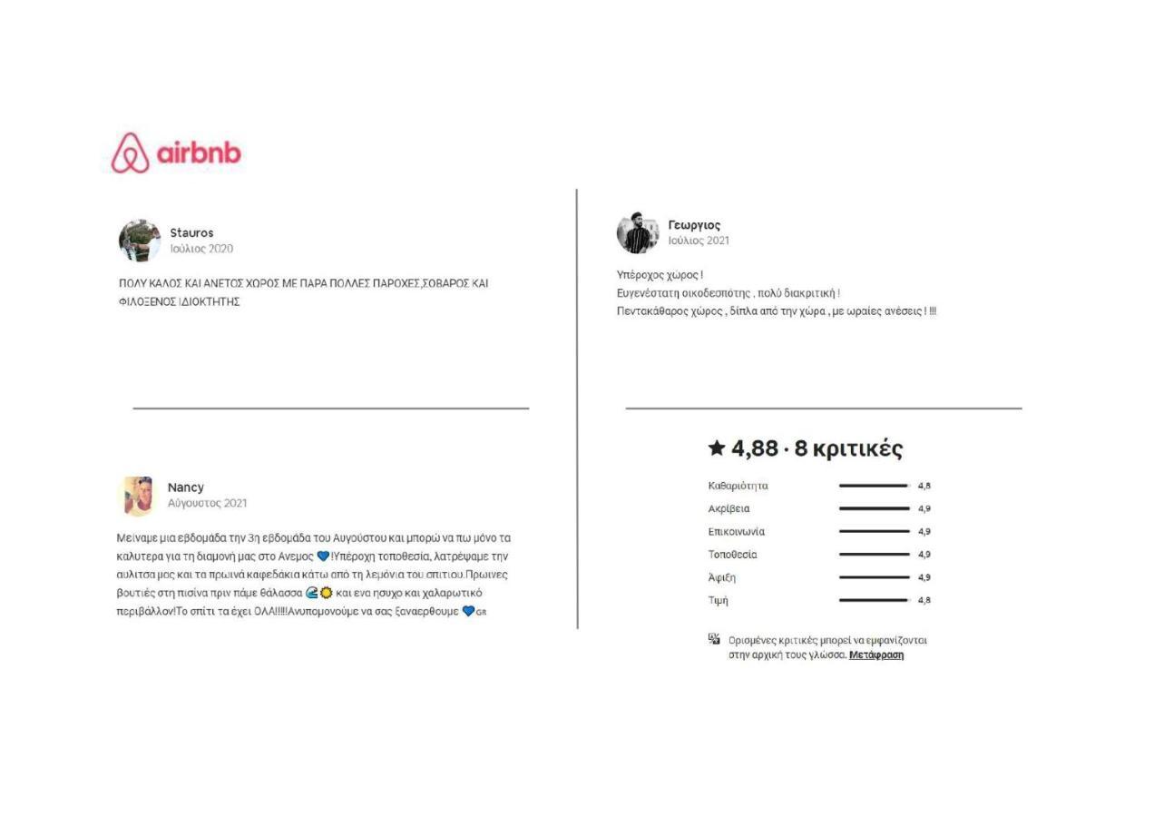 Anemos Junior Suite Skópelos Eksteriør bilde